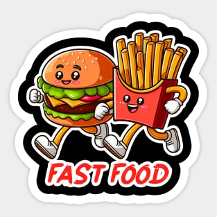 Fast Food Sticker